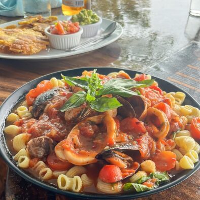 Pasta de Mariscos Sabor de la Montaña